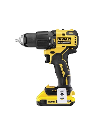 Dewalt DCD709D2T-QW 18V 1.5 Ah Çift Akülü Kompakt Kömürsüz Darbeli Matkap