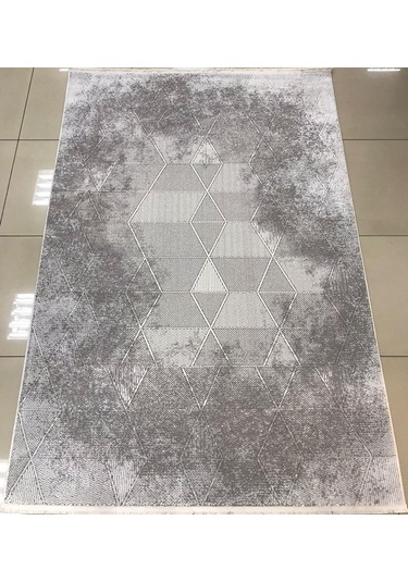 Merinos Halı Ritim 73344 095 Serisi Salon Oturma Yatak Odası Halısı Gri