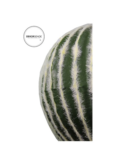 Yapay Barrel Kaktüs 45 Cm Saksısız Yeşil