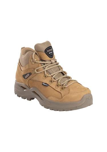 Scooter M1210CBJ Su Geçirmez Deri Erkek Bot - Bej