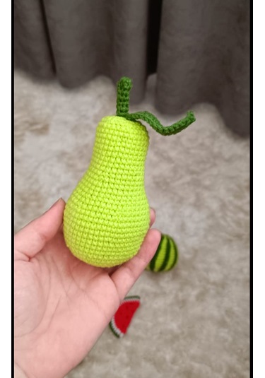 Amigurumi Armut Oyuncak Örme Meyve Dukakidstoys