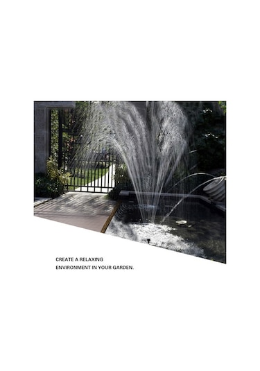 Pazly Güneş Enerjili Su Pompa, 70cm Yükseklik, 200l/h Akış, Açılandırılabilir Panel, Çeşitli Sprey Başlıklar