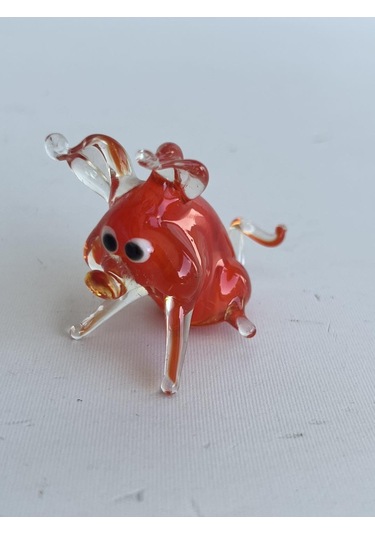 El Yapımı Murano Cam Domuz Biblo A73-02