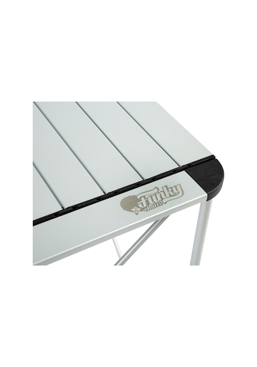 FUNKY CHAIRS Titanium Katlanabilir Çantalı Alüminyum Kamp Ve Piknik Masası Gri