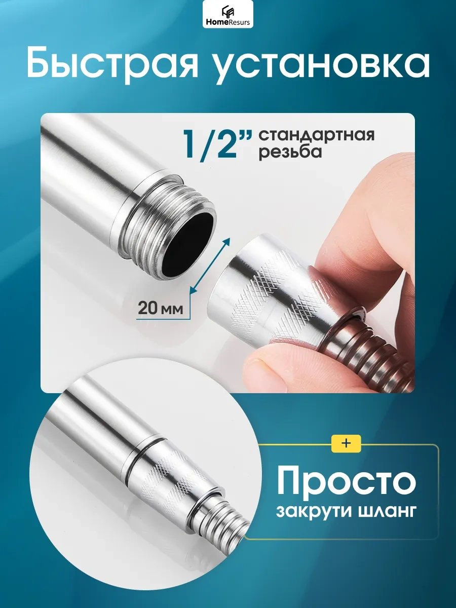 Homeresurs Duş Başlığı Vantilatörlü Ve Filtreli 466485675 Mavi