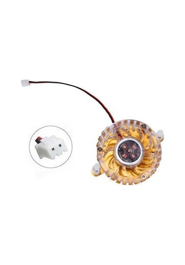 12 Volt Universal Vga Fan Yuvarlak Ekran Kartı Soğutma Fanı