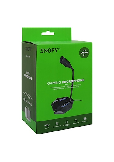 Snopy SN-110M Led Işıklı Oyuncu Masa Üstü Mikrofon