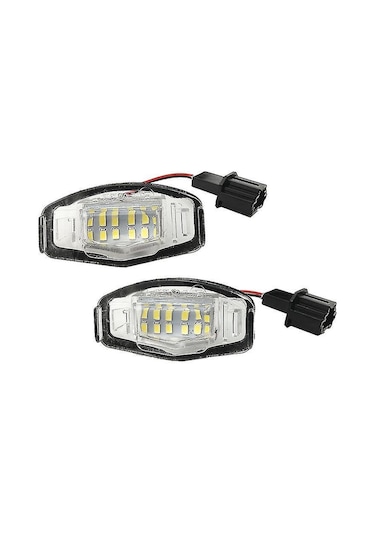 Samdoo Honda Civic Ve Accord İçin 2'li Smd Led Plaka Aydınlatma Seti, Canbus Kontrollü, Kolay Montaj