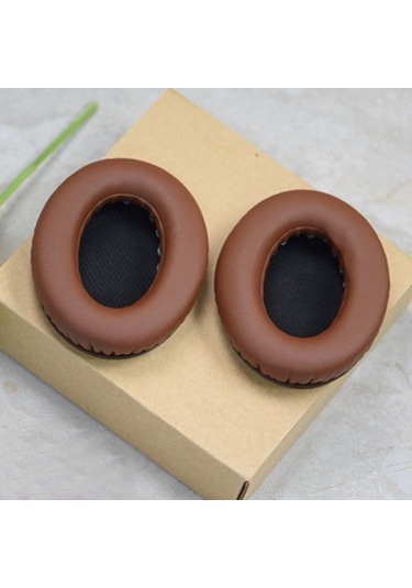 Bose Qc2 / Qc15 / Ae2 / Qc25 İçin Ortak Pamuklu 1 Çift Yumuşak Kulaklık Kulaklık Ceket Koyu Kahverengi