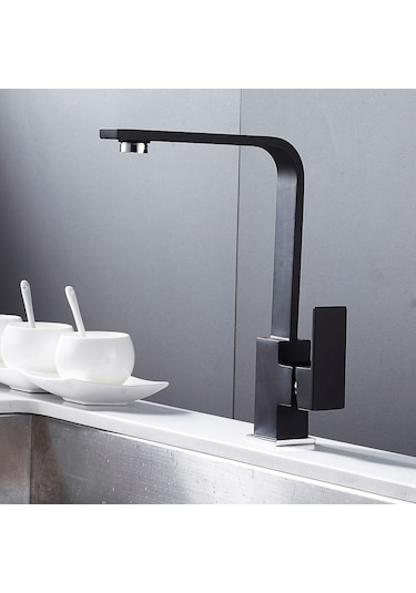 Sardıcı Kare Ağır Gövdeli Çift Su Girişli Mutfak Bataryası Btr-3003