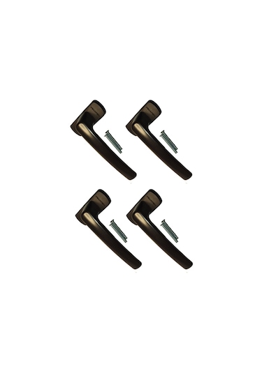 4 Adet Koyu Kahve Pimapen® Marka Pencere Kolu (Aluminyum)