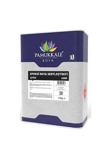 Pamukkale 4200 Epoksi Boya Yedek Sertleştiricisi Şeffaf 3 Kg Diğer