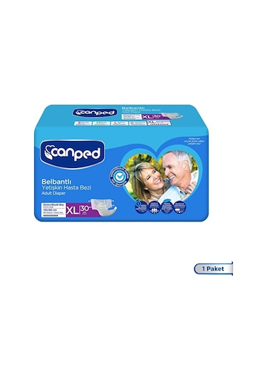 Canped Belbantlı Hasta Bezi Extra Büyük Boy Large 30 lu