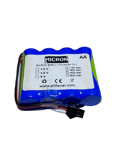 Micron 4.8v 1800mah Aa Uzaktan Kumandalı Şarjlı Araba Pili (Batarya)