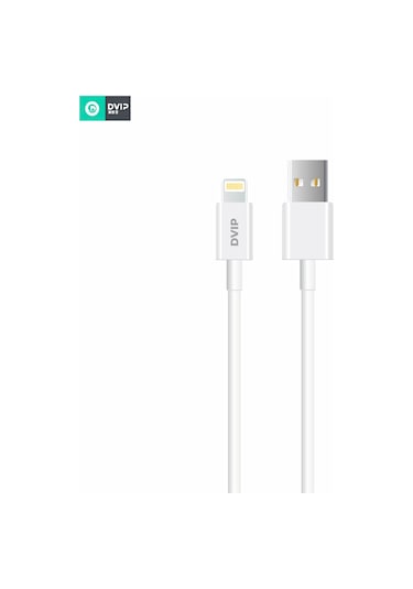 Dvıp L33 6a 120w Usba To Lightning Hızlı Şarj Kablosu 1m Beyaz