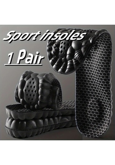 Fochsia Siyah 35-36/3.5-4 Eva Nefes Alabilir Koşu Spor Tabanlığı - Erkek Kadın Yumuşak Rahat