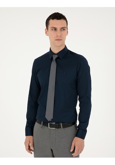 Pierre Cardin Erkek Lacivert Gömlek Basic 50286102-vr033 Lacivert