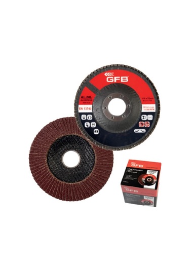 GFB ALÜMİNYUM FLAP DİSK ZIMPARA NK 40 115X22 MM