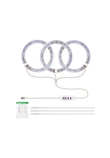 Reedark İç Mekan Bitki Büyütme Işıkları 3 Kafa 6.2 W Güneş Işığı