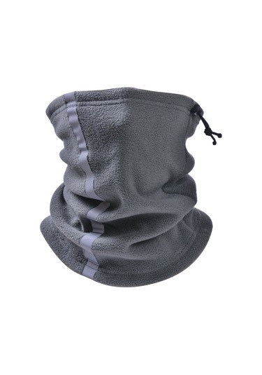 Wezone Polar Fleece Boyunluk: Kış Sporları İçin Ayarlanabilir, Reflektif Yüz Koruma Ve Sıcak Tutma Özellikli Koyu Gri