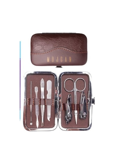 7 Parça Paslanmaz Çelik Manikür Ve Pedikür Seti