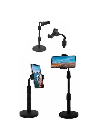 Ayarlanabilir Masa Üstü Telefon Tutucu Stant Masaüstü Şarj Standı (542954480)