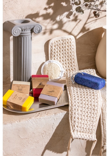 Soap Light Doğal Sabunlar Ve Pamuk Lifi Seti