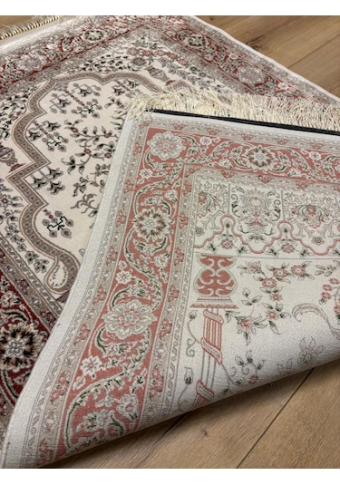 Tuğra İpek Seccade Halı %100 Bambu Doğal İplik 80x125 Cm
