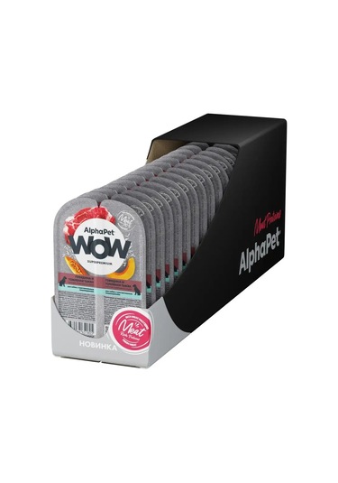 Alphapet Et Soslu Sığır Eti Ve Yavaş Pişmiş Balkabağı İle Köpekler İçin Yaş Mama 144208604