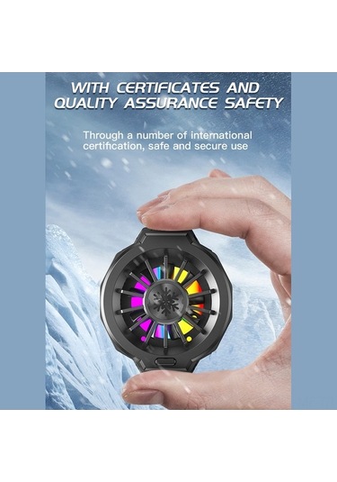 Didadodo Hızlı Soğutma Pad - Usb Type-c - Sessiz, 67-88mm Uyumlu Küçük Boyutlu