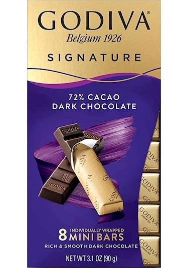 Godiva Signature 72% Cacao Dark Chocolate 90 G