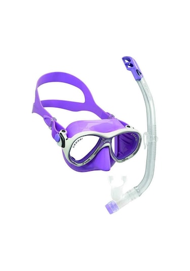 Cressi Junior Marea-top Çocuk Maske Şnorkel Seti Pembe Çok Renkli