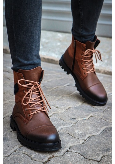 Vojo C7 Rahat Sıcak Astar Erkek Fermuarlı Bot Postal 4 Renk 267800000781 13