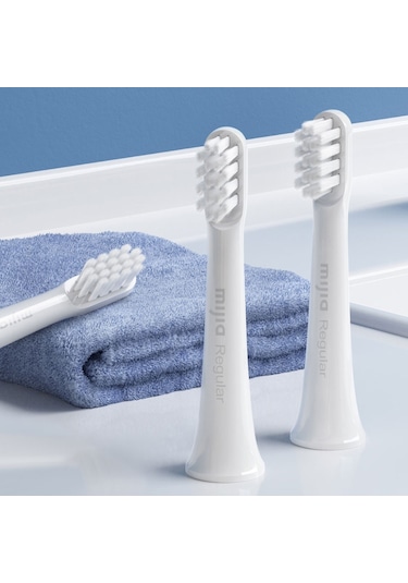 Hallow Xiaomi Mijia T100 İçin Grup Diş Fırçası Kafası 3 Adet