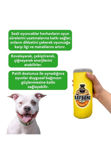Havhav Peluş Kutu İçecek Köpek Oyuncağı