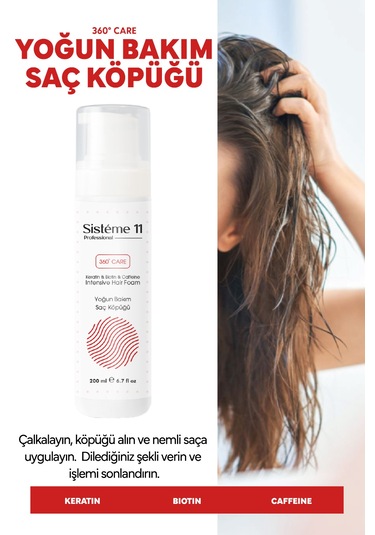 Sisteme 11 Yoğun Bakım Saç Köpüğü 200 Ml