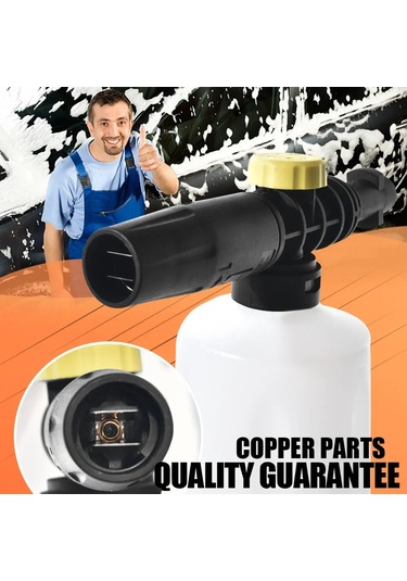Karcher Uyumlu K2 - K7 Yüksek Basınçlı Köpük Tabancası Topu Tüm Plastik Taşınabilir Kö Yıkama Sabun Püskürtücü Sulama Başlıkları 45142763