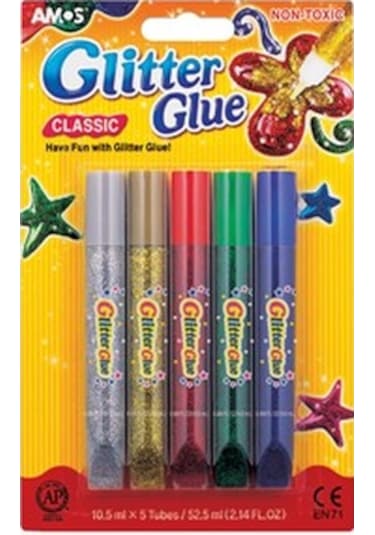 Amos Sımlı Yapıstırıcı Klasık 10.5 ML 5Lı Blıster