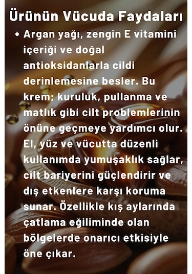 Naturix Argan El Yüz Vücut Nemlendirici Krem 250 ML