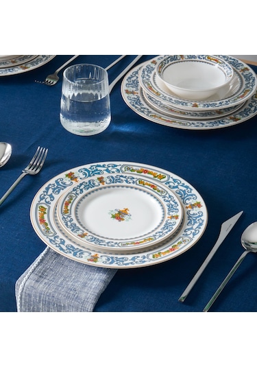 Karaca Forever Bone Vase 24 Parça 6 Kişilik Yemek Takımı Renkli