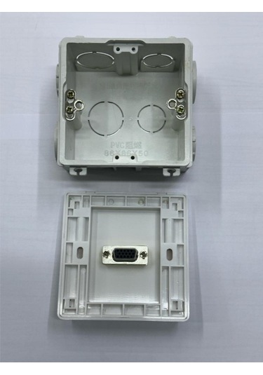 Vga Duvar Priz Kasalı Vga Duvar Prizi