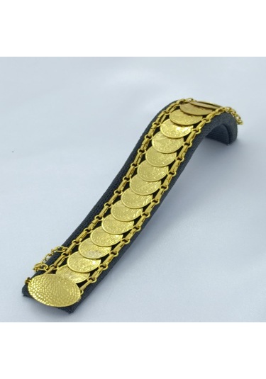 Yeni Sezon Vip Özel Seri Paslanmaz Çelik 17 Adet Osmanlı Tuğralı Altın Kaplama Kadın Bileklik Gold