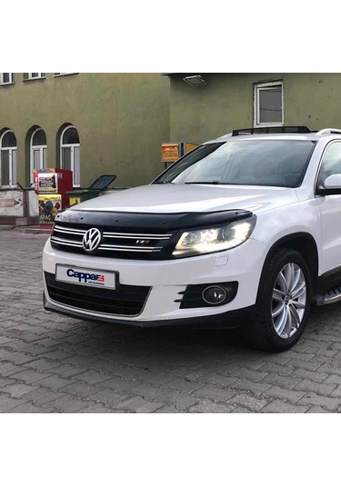 Cappafe Vw Tiguan Ön Kaput Koruyucu Rüzgarlık 4Mm Abs 2008-201