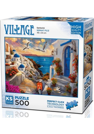 Ks Games 500 Parça Santorini Puzzle - Serhat Filiz