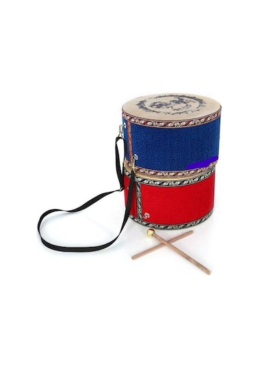 Çocuk Davulu Hayvan Derili 17cm +2 Tokmak