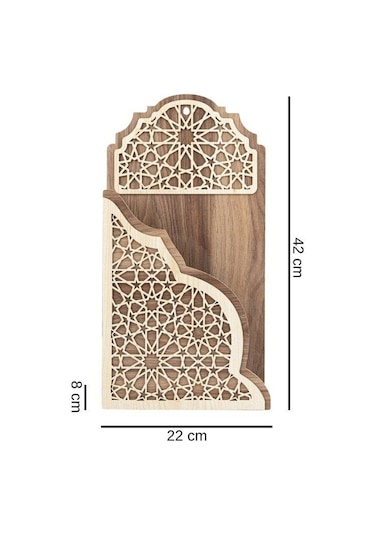 Kuran-ı Kerim Kabı Mdf Duvar Tipi Zeyn Dekoratif Kuranlık