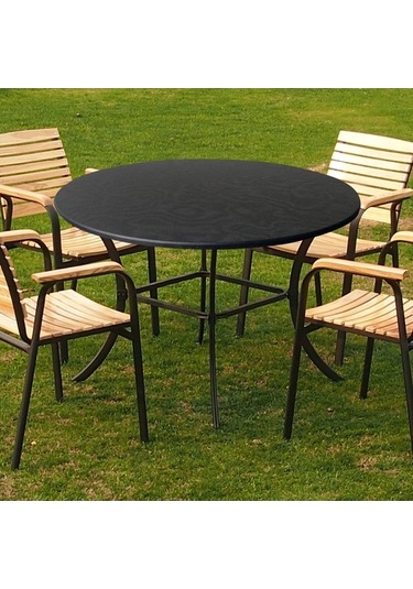 Besthome1 Yüksek Kaliteli Suntek Yuvarlak Masa Örtüsü, 27.5-33.5 Inç, Siyah, Mekan Tasarımında İyileştirici Çok Renkli