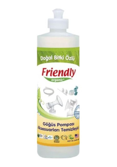 Friendly Organic Göğüs Pompası ve Aksesuarları Temizleyici 473 ML