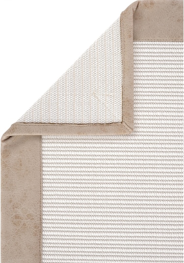 Cool Halı Oslo M60 Beyaz Mutfak Halısı Leke Tutmaz Tezgah Önü Yolluk Dokuma Bordürlü Sisal Halı