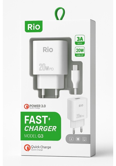 Riotech 20w Hızlı Şarj Type-c 3.0